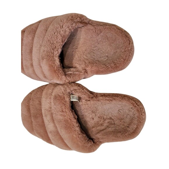 Vionic Cosmina Faux Fur Womens 9 Slip On Slide Slippers Cozy Comfort House Shoes - Picture 5 of 9